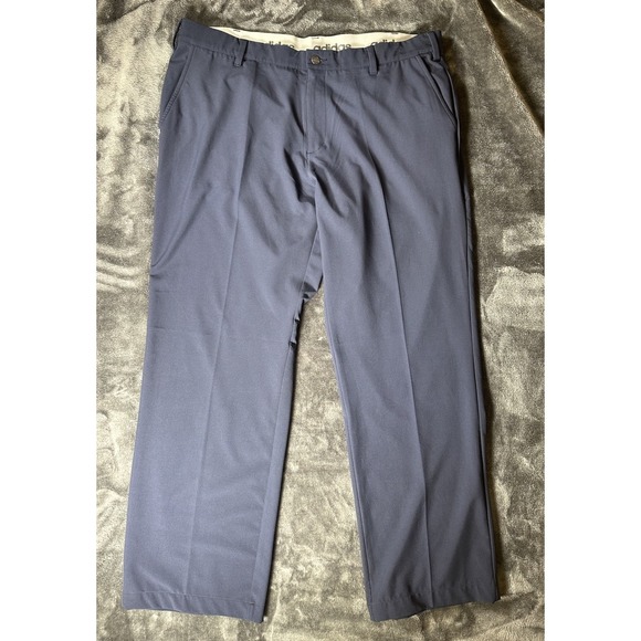 Adidas Golf Pants Men's 30x32 Climate Pleated Blue Casual Lightweight Performanc - Picture 3 of 12